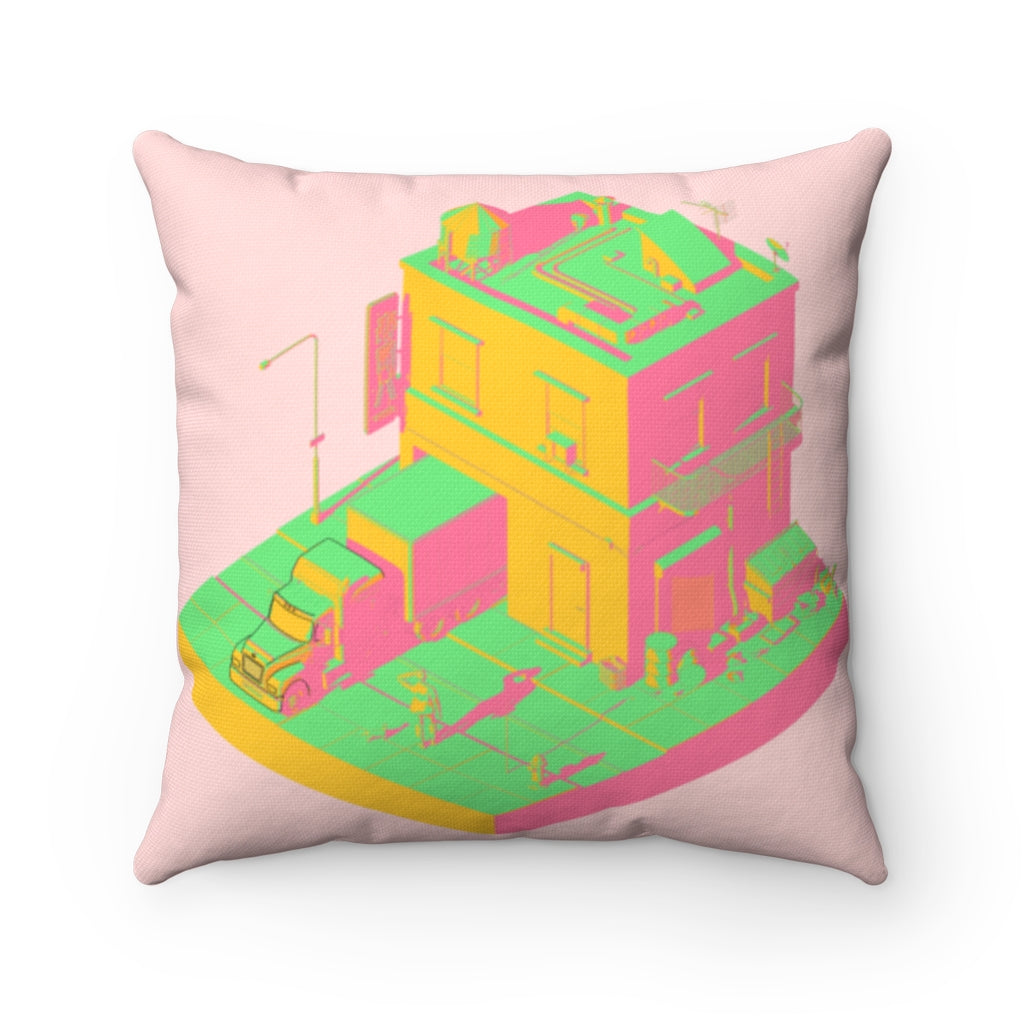 LITTLE GARAGE THROW PILLOW