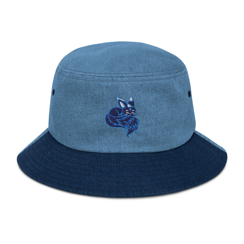 Sleeping Lola Denim Bucket Hat – Plenty of Joy display picture 2