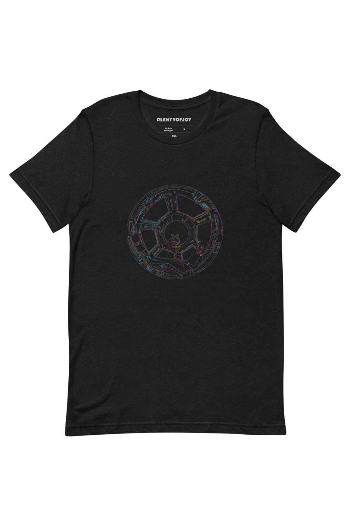 Claire & Lola Space Adventure T-Shirt in Black