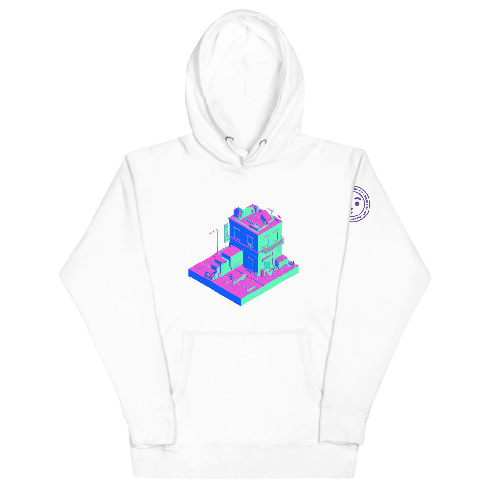 Little Garage Hoodie in White